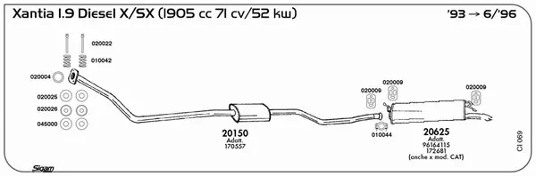 Изпускателна система SIGAM               