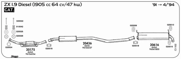 Изпускателна система SIGAM               