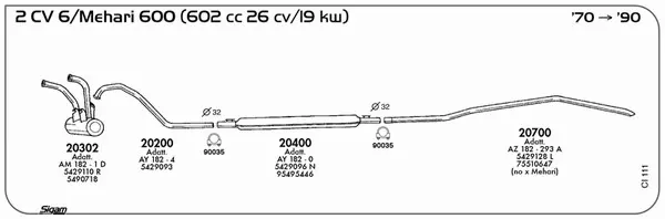 Изпускателна система SIGAM               