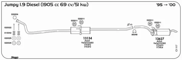 Изпускателна система SIGAM               