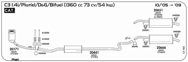 Изпускателна система SIGAM               