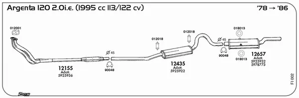 Изпускателна система SIGAM               