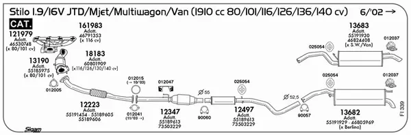 Изпускателна система SIGAM               