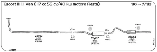 Изпускателна система SIGAM               