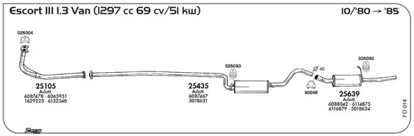 Изпускателна система SIGAM               