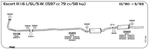 Изпускателна система SIGAM               
