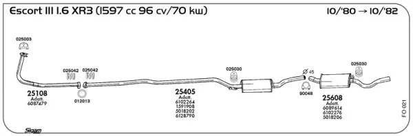 Изпускателна система SIGAM               