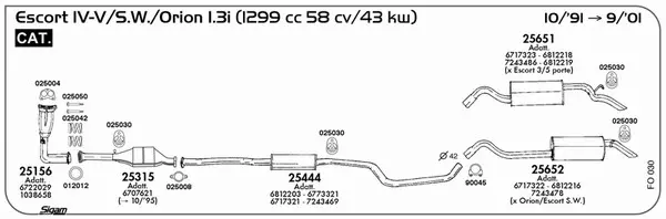 Изпускателна система SIGAM               