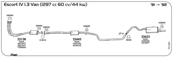 Изпускателна система SIGAM               