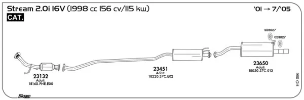 Изпускателна система SIGAM               
