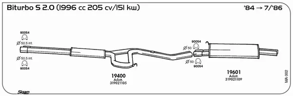 Изпускателна система SIGAM               