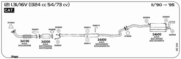 Изпускателна система SIGAM               