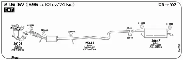 Изпускателна система SIGAM               