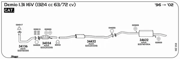 Изпускателна система SIGAM               