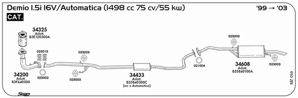 Изпускателна система SIGAM               