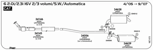 Изпускателна система SIGAM               