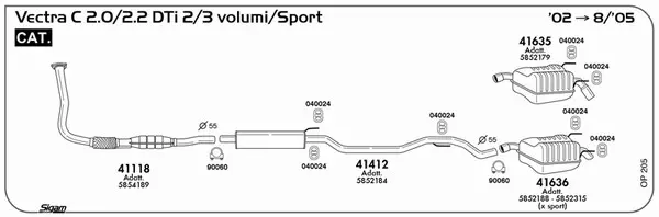 Изпускателна система SIGAM               