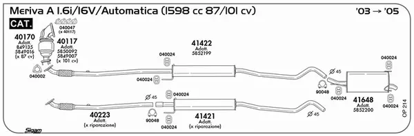 Изпускателна система SIGAM               