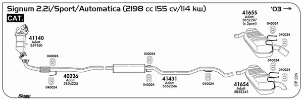 Изпускателна система SIGAM               