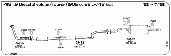 Изпускателна система SIGAM               