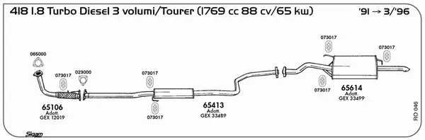 Изпускателна система SIGAM               