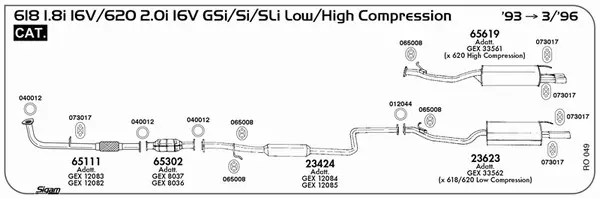 Изпускателна система SIGAM               
