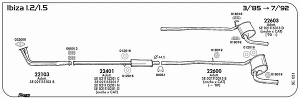 Изпускателна система SIGAM               