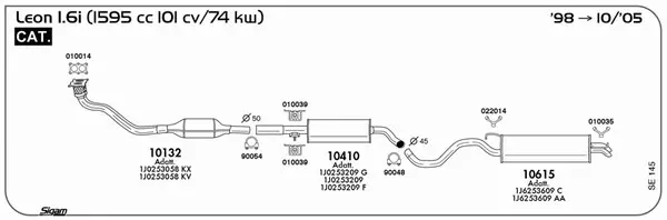 Изпускателна система SIGAM               