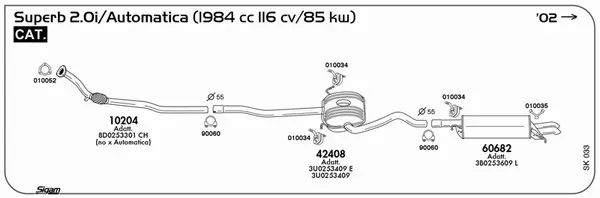 Изпускателна система SIGAM               