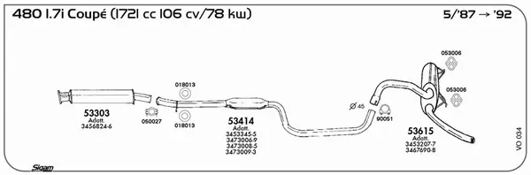 Изпускателна система SIGAM               