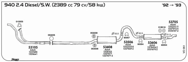 Изпускателна система SIGAM               