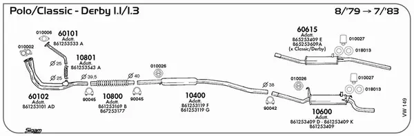 Изпускателна система SIGAM               
