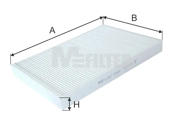 Филтър купе (поленов филтър) MFILTER             