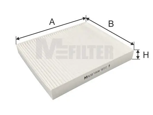 Филтър купе (поленов филтър) MFILTER             