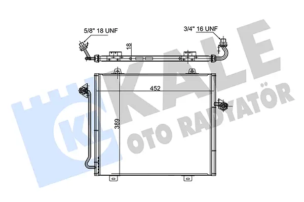 кондензатор, климатизация KALE OTO RADYATOR   