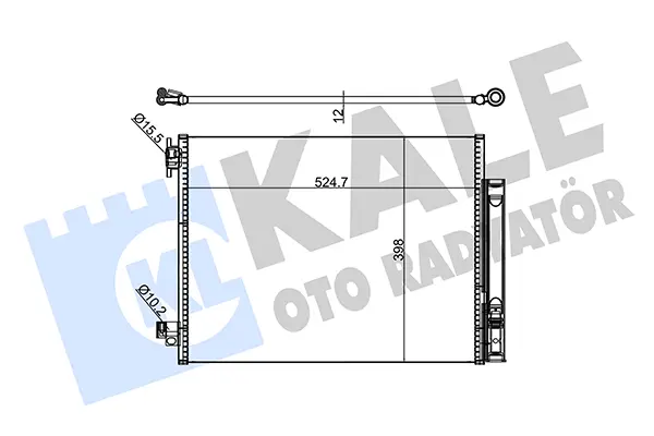 кондензатор, климатизация KALE OTO RADYATOR   