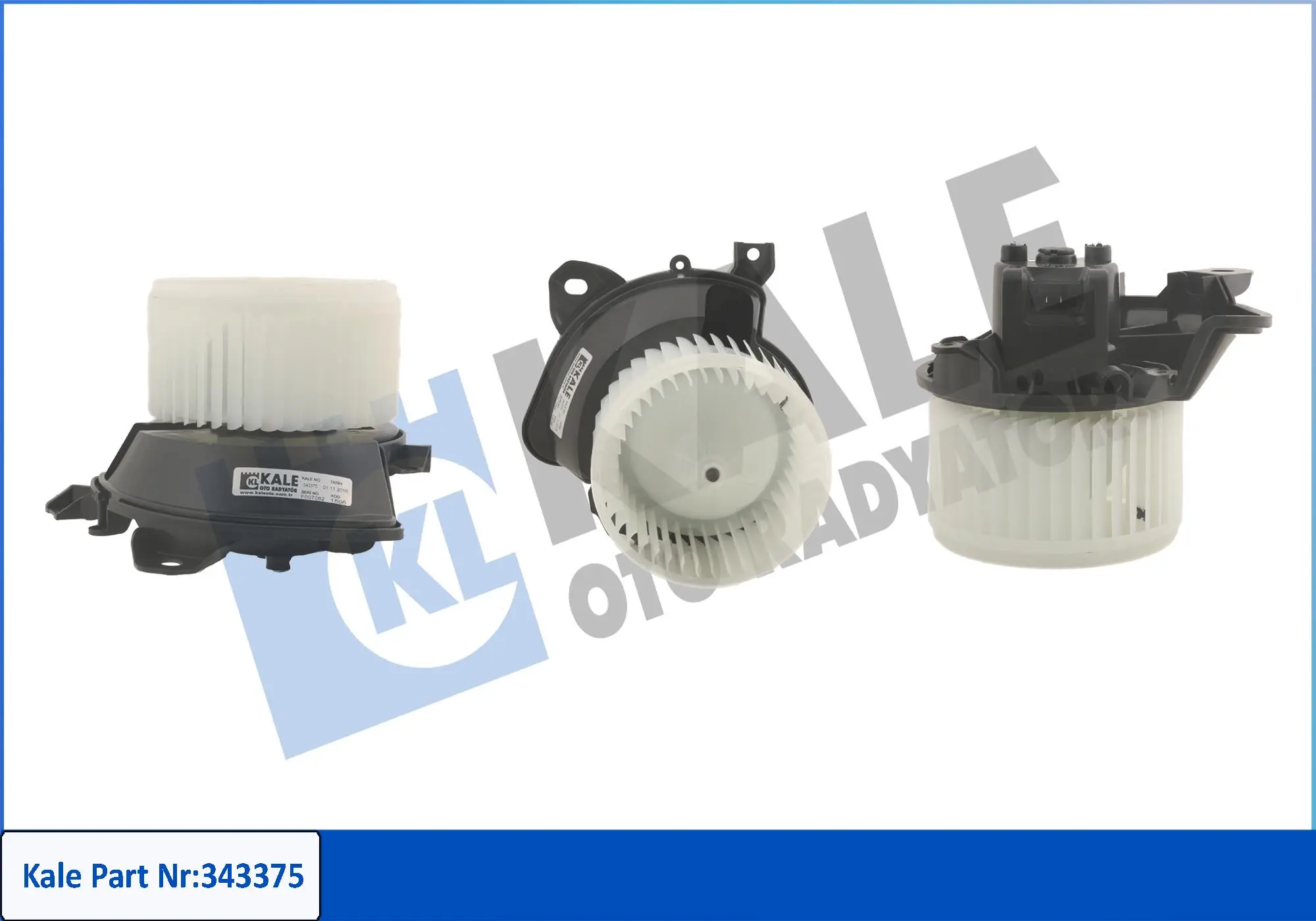 вентилатор вътрешно пространство KALE OTO RADYATOR   