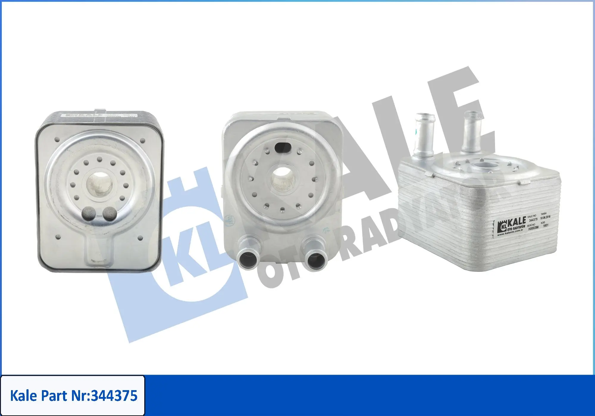 маслен радиатор, двигателно масло KALE OTO RADYATOR   