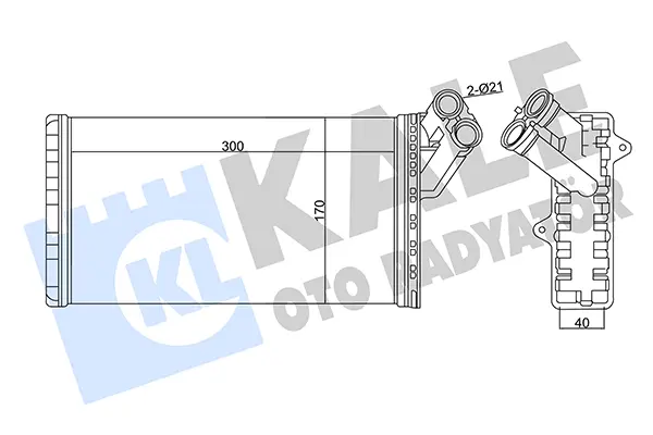 топлообменник, отопление на вътрешното пространство KALE OTO RADYATOR   