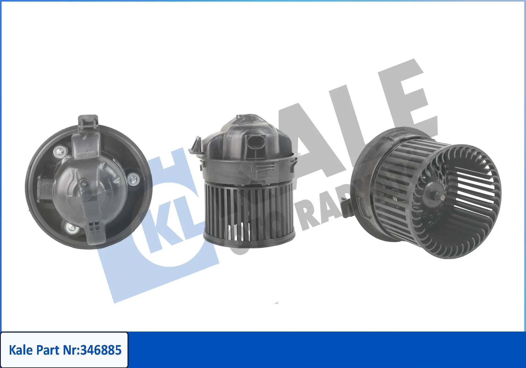 вентилатор вътрешно пространство KALE OTO RADYATOR   