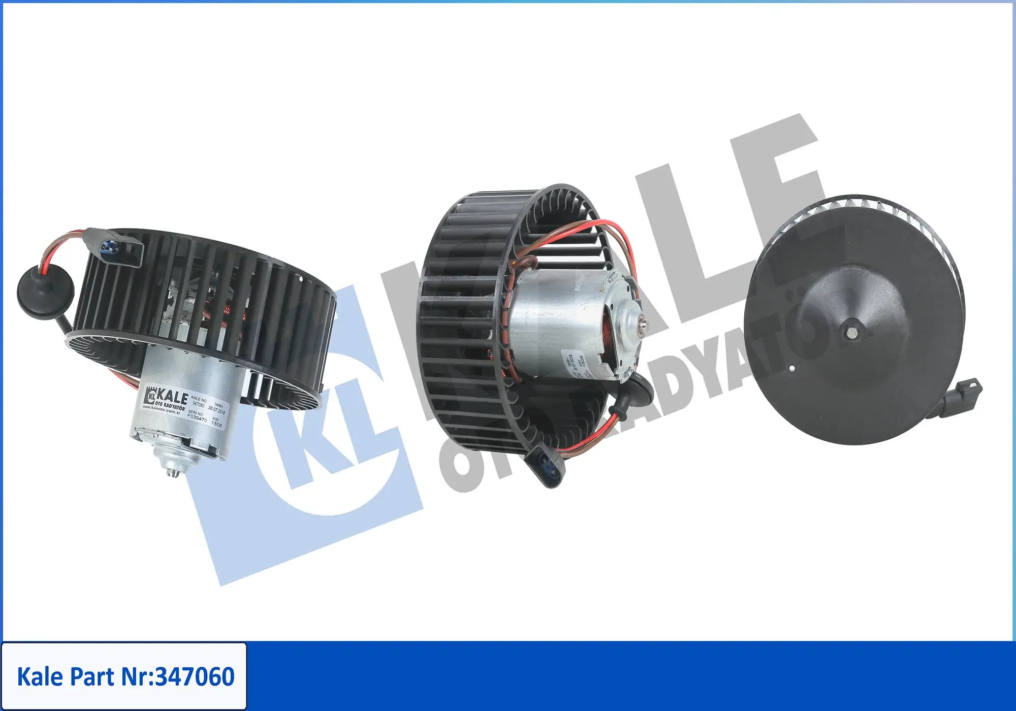 вентилатор вътрешно пространство KALE OTO RADYATOR   