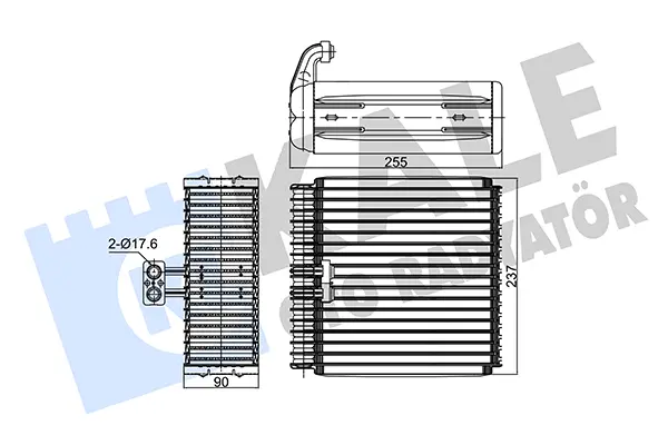 изпарител, климатична система KALE OTO RADYATOR   