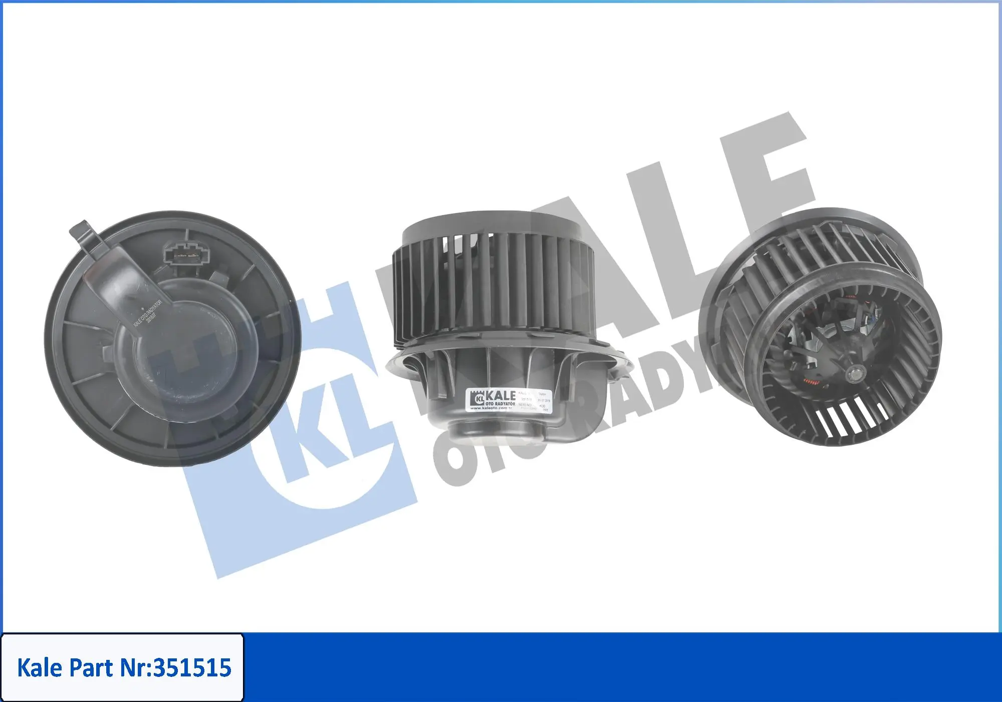 вентилатор вътрешно пространство KALE OTO RADYATOR   