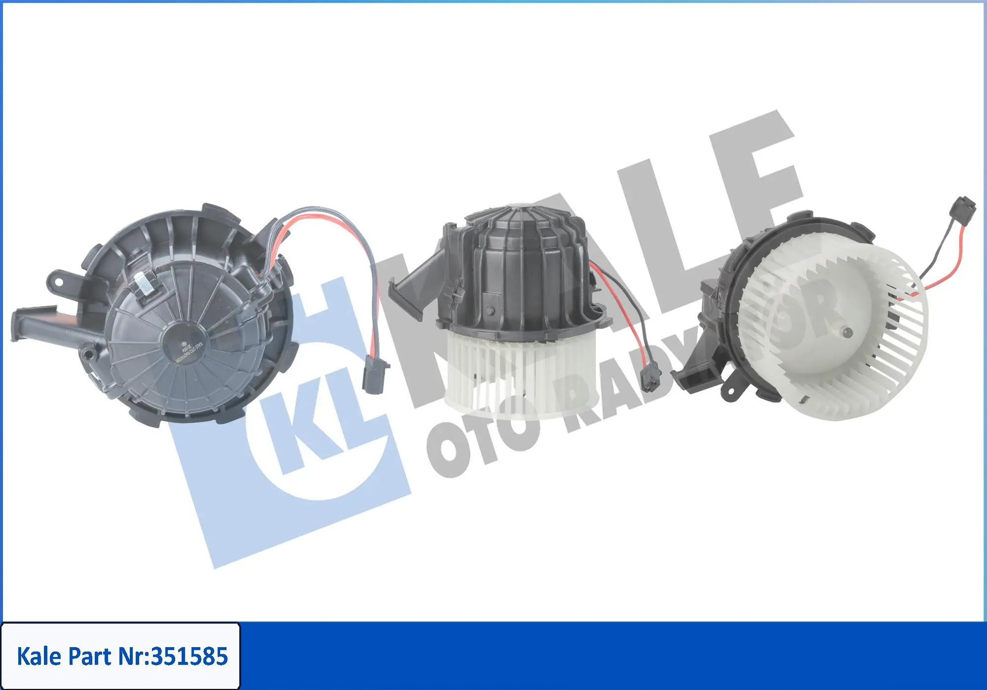 Вентилатор за парно за AUDI A5 Sportback (8TA) 2.0 TFSI 351585 KALE OTO RADYATOR   
