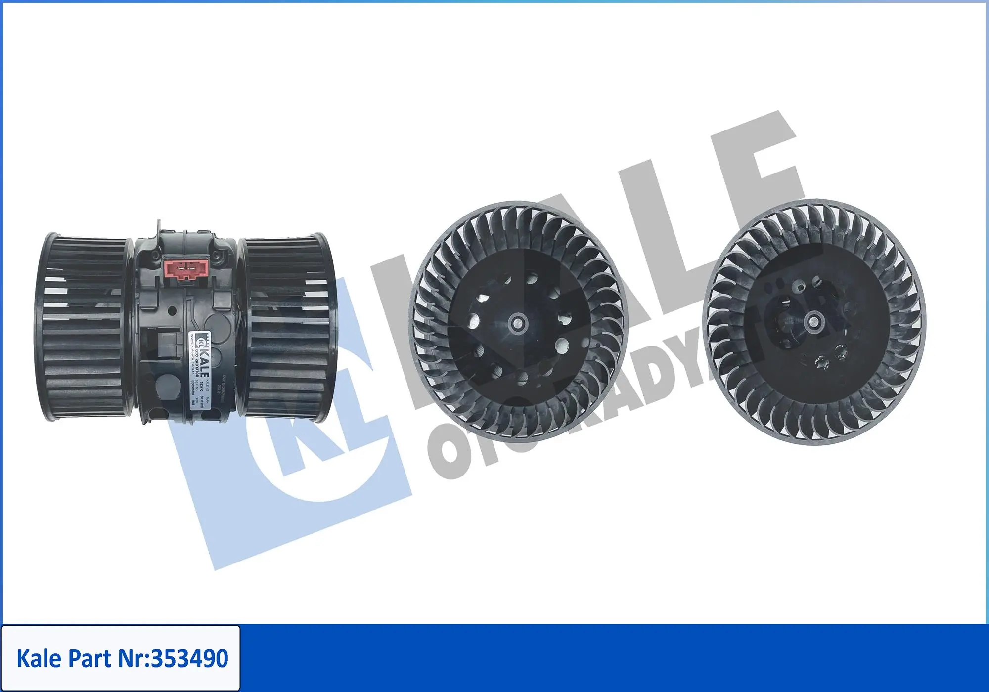 вентилатор вътрешно пространство KALE OTO RADYATOR   