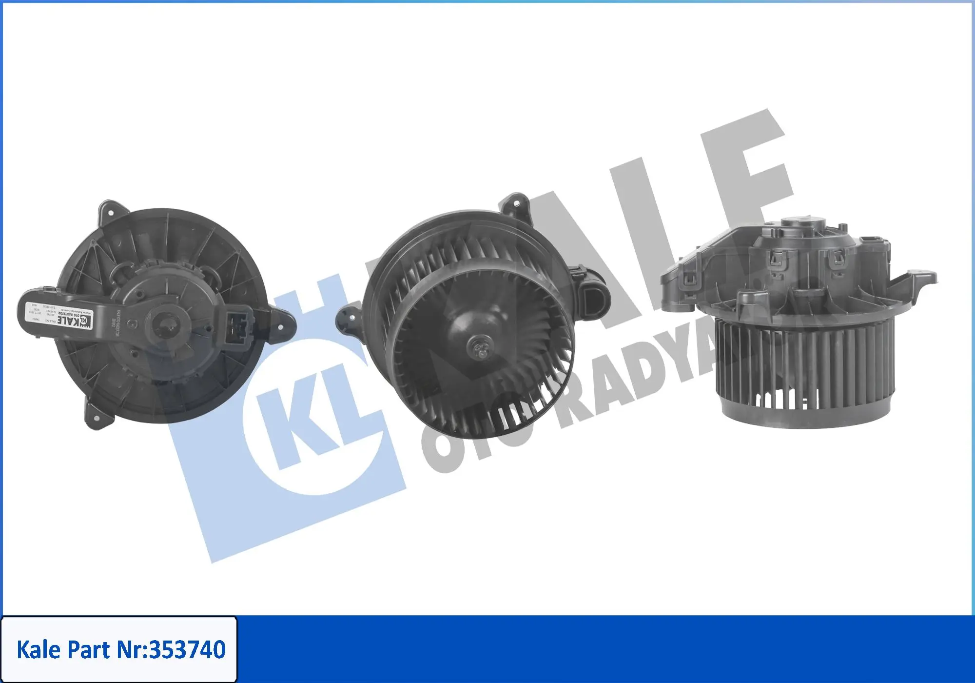 вентилатор вътрешно пространство KALE OTO RADYATOR   