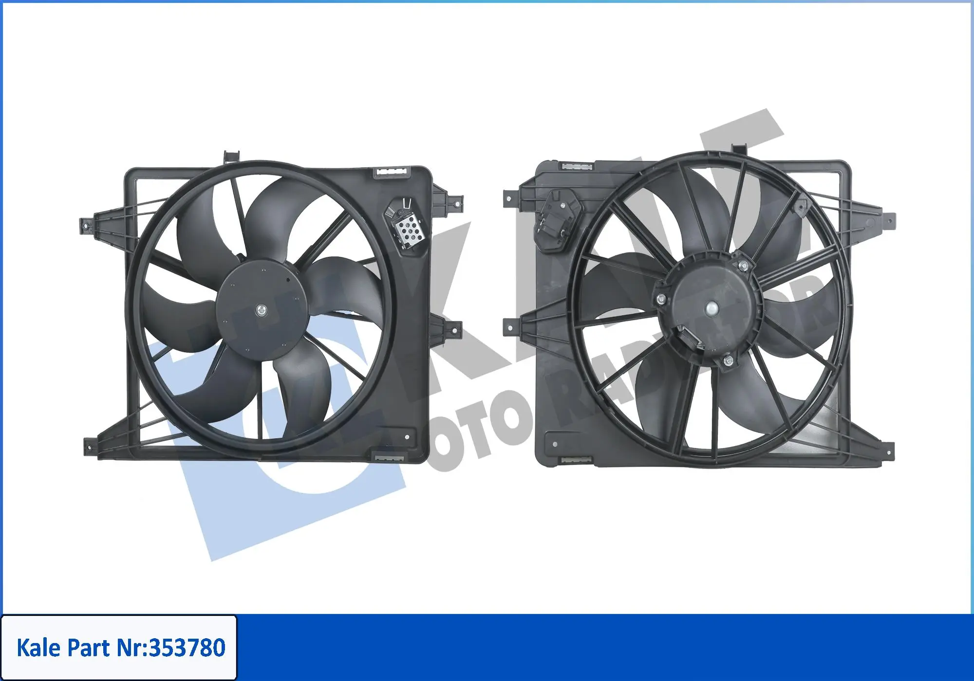 вентилатор, охлаждане на двигателя KALE OTO RADYATOR   