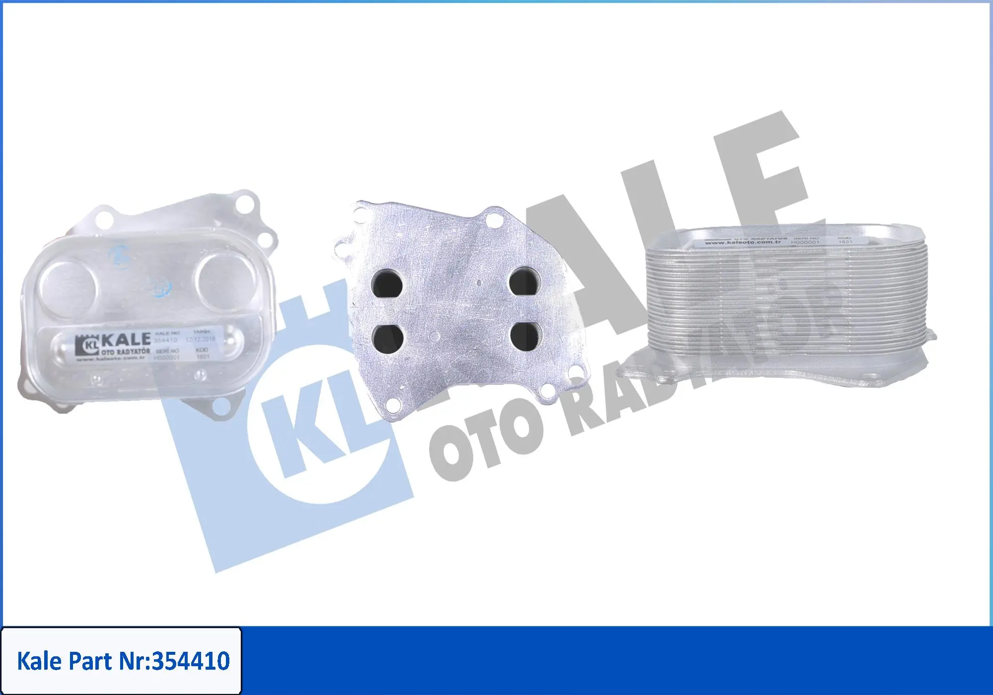 маслен радиатор, двигателно масло KALE OTO RADYATOR   