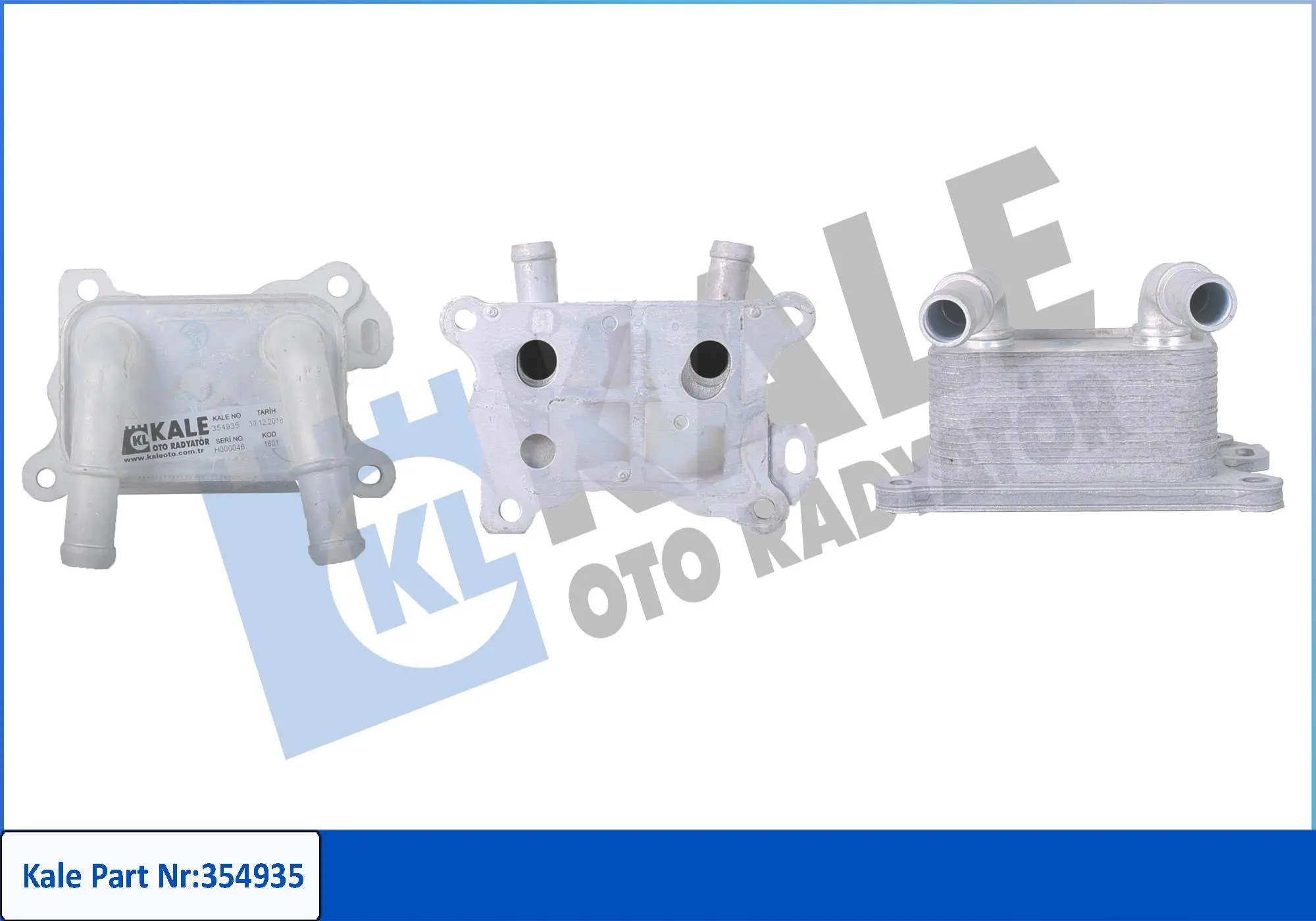 маслен радиатор, двигателно масло KALE OTO RADYATOR   