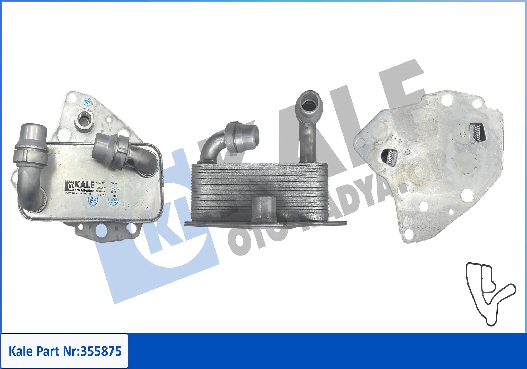 маслен радиатор, двигателно масло KALE OTO RADYATOR   